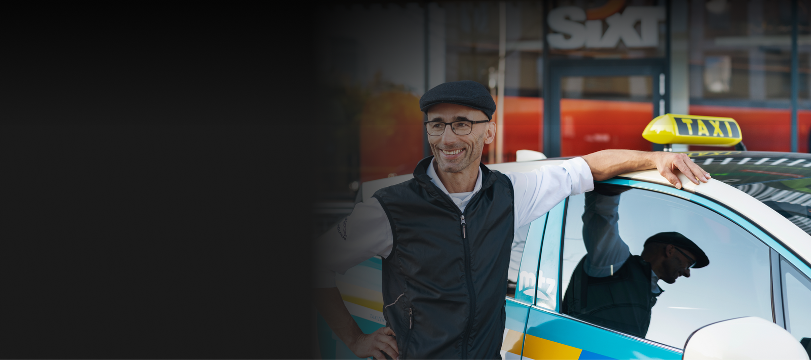 Book taxis and hail rides on the SIXT app